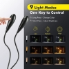 Podwójna lampka LED 9 trybów akumulator klips [22060000556]